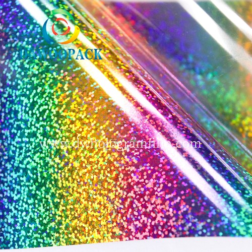 Silver metalized zns holographic lamination film pet pvc.jpg